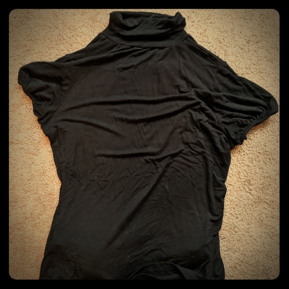 Black turtle neck